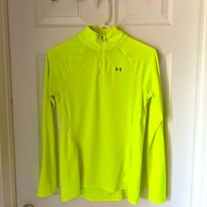 Under Armour yellow 1/4 zip activewear